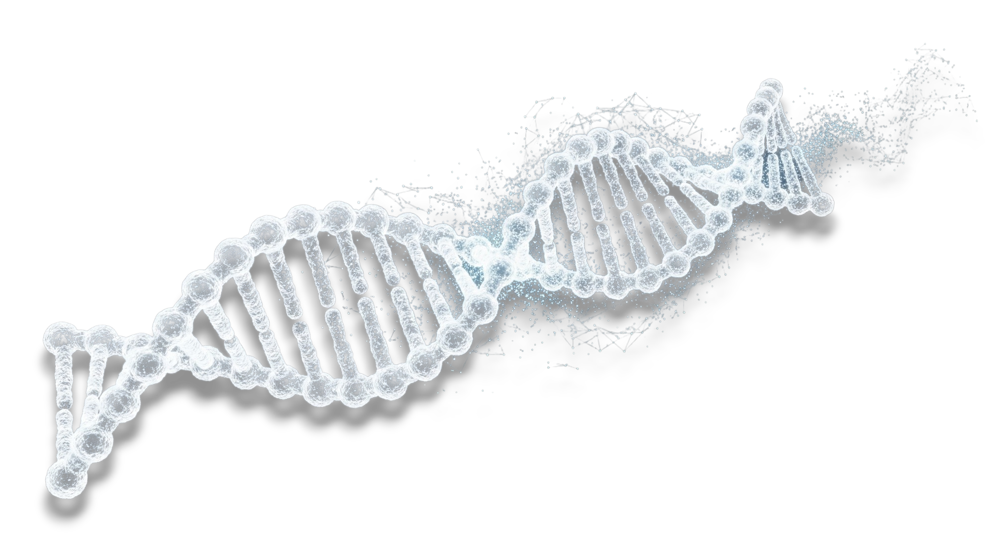 Abstrakte DNA-Visualisierung